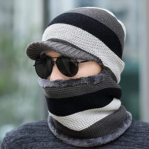 Bonnet hiver homme tricoté pour trajets matinaux au chaud