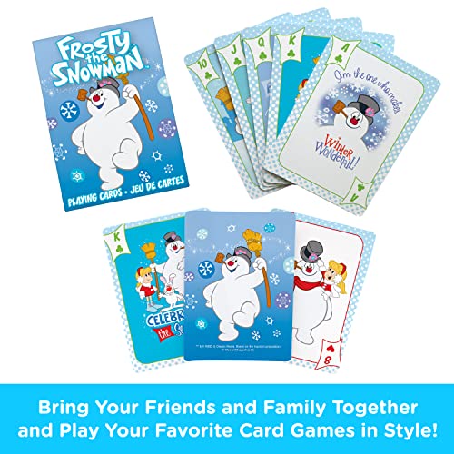 Aquarius Frosty The Snowman Playing Cards - Frosty Themed Deck Of Cards For Your Favorite Card Games - Officially Licensed Frosty The Snowman Merchandise & Collectibles #TOP1