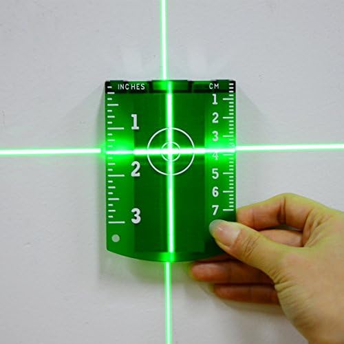 Levels Laser Level Target Plate Green Inch Measure Steady Back Stand