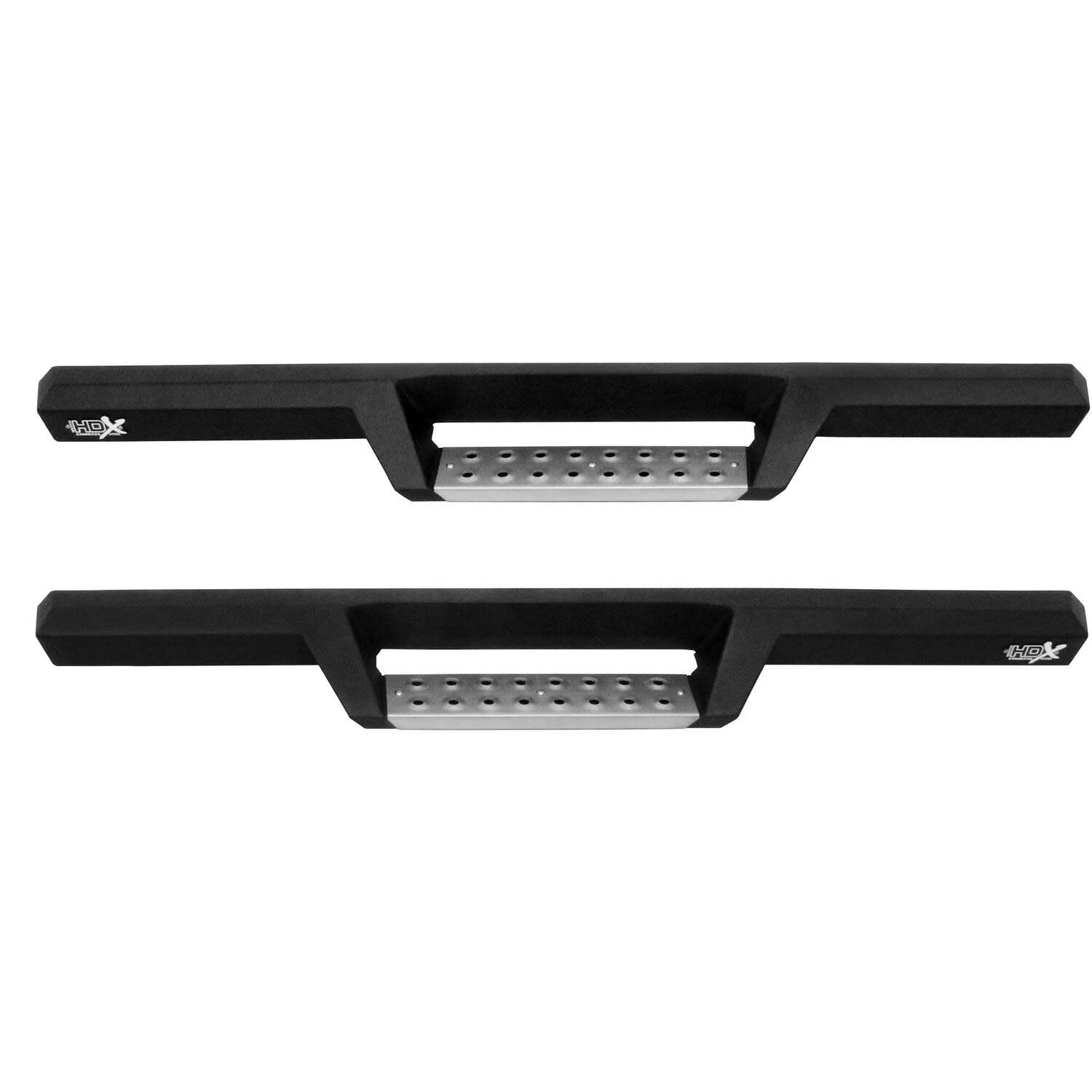 Westin 56-133152 HDX Stainless Drop Nerf Step Bars fits 2007-2018 Wrangler JK 2dr Textured Black 1 Pair