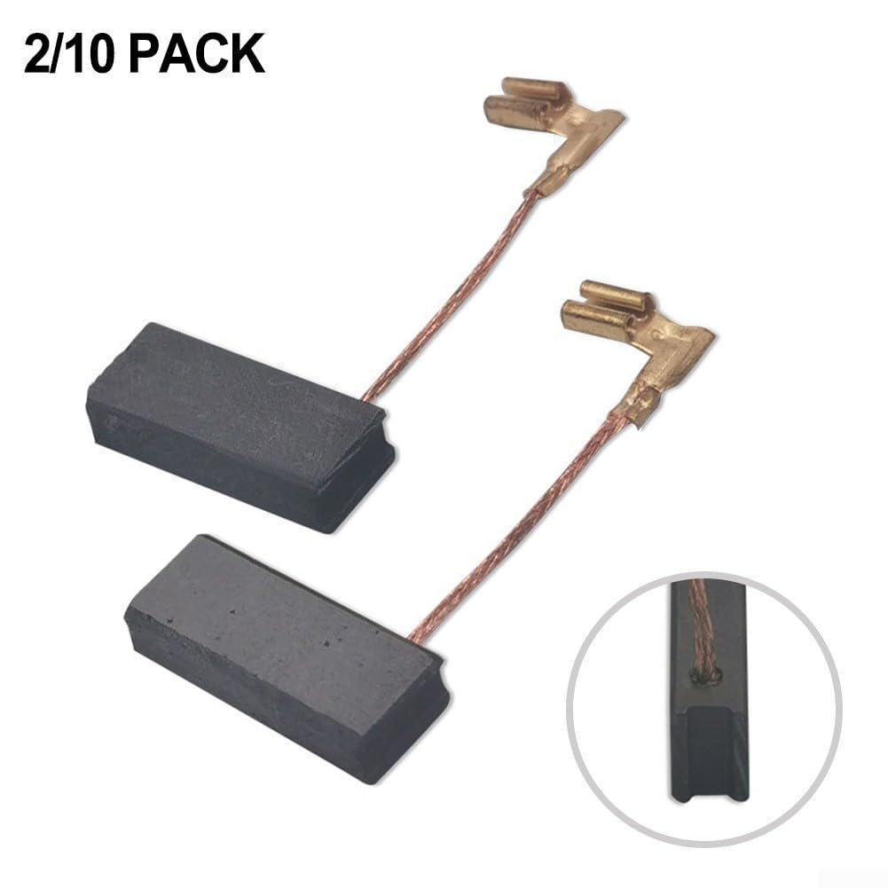 Lot de 2 balais de charbon de rechange pour perceuse Bosch GBH2-22 GBH2-23 GBH2-24 GBH2-26