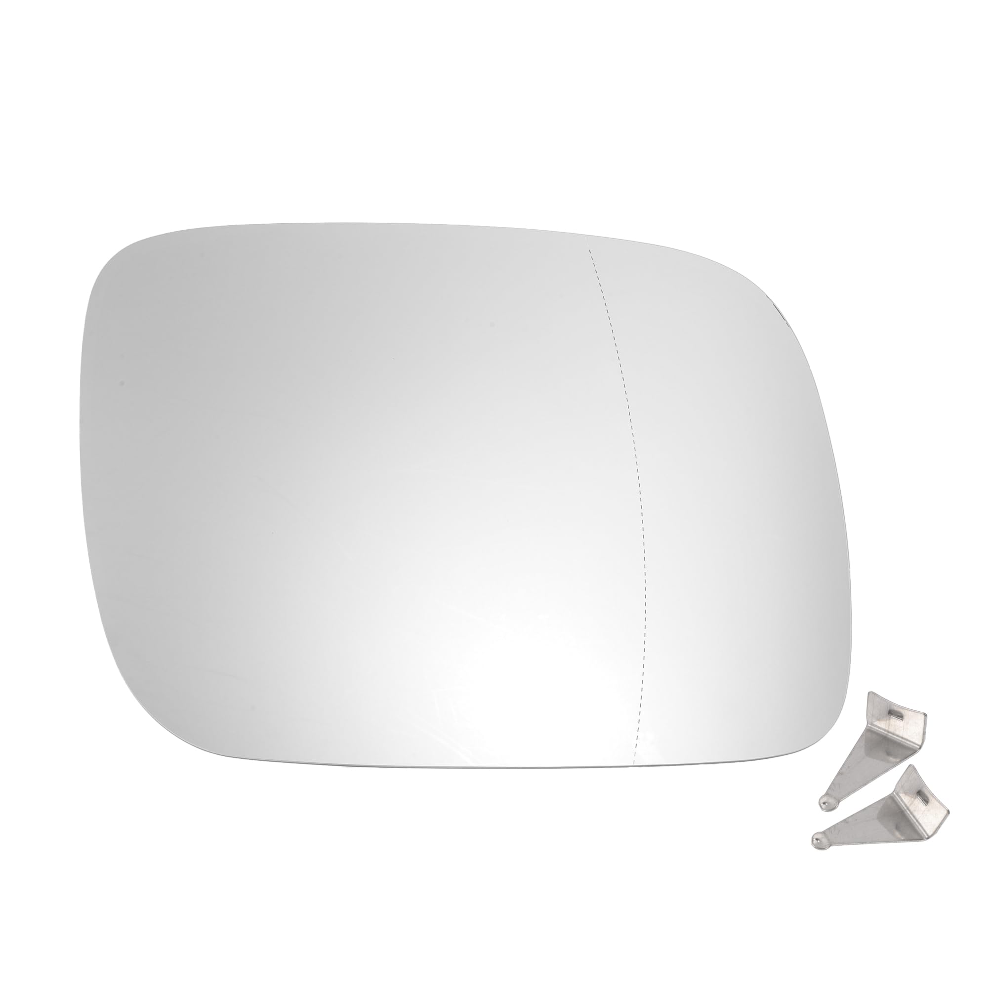 A ABSOPRO Right Side Mirror Glass Replacement W/Backing Plate for Volkswagen Touareg 2002-2006