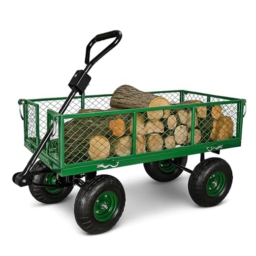 Backyard Expressions Heavy Duty Garden Cart