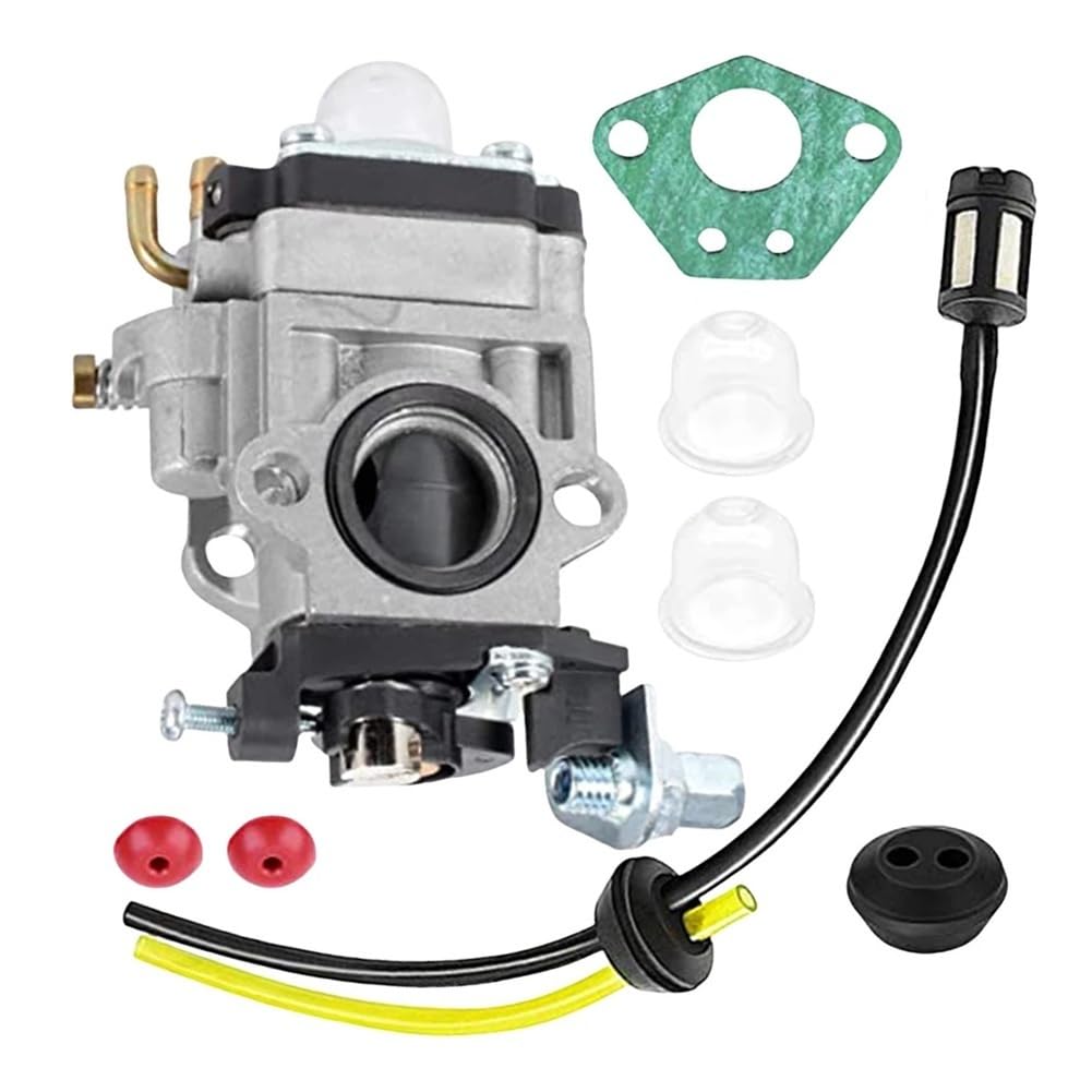 Carburateur 15mm avec joint et filtre pour tondeuse à gazon thermique 43cc 49cc 52cc