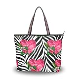 Modisches Design: Unsere Strandtasche ist in verschiedenen Farben und Mustern erhältlich, die zu Ihrem Stil und Ihrer Mode passt. Diese lässige Tragetasche ist ideal für den täglichen Gebrauch. Die Schultertasche ist geeignet für Damen und Mädchen. Passt gut zu Ihrer Kleidung.