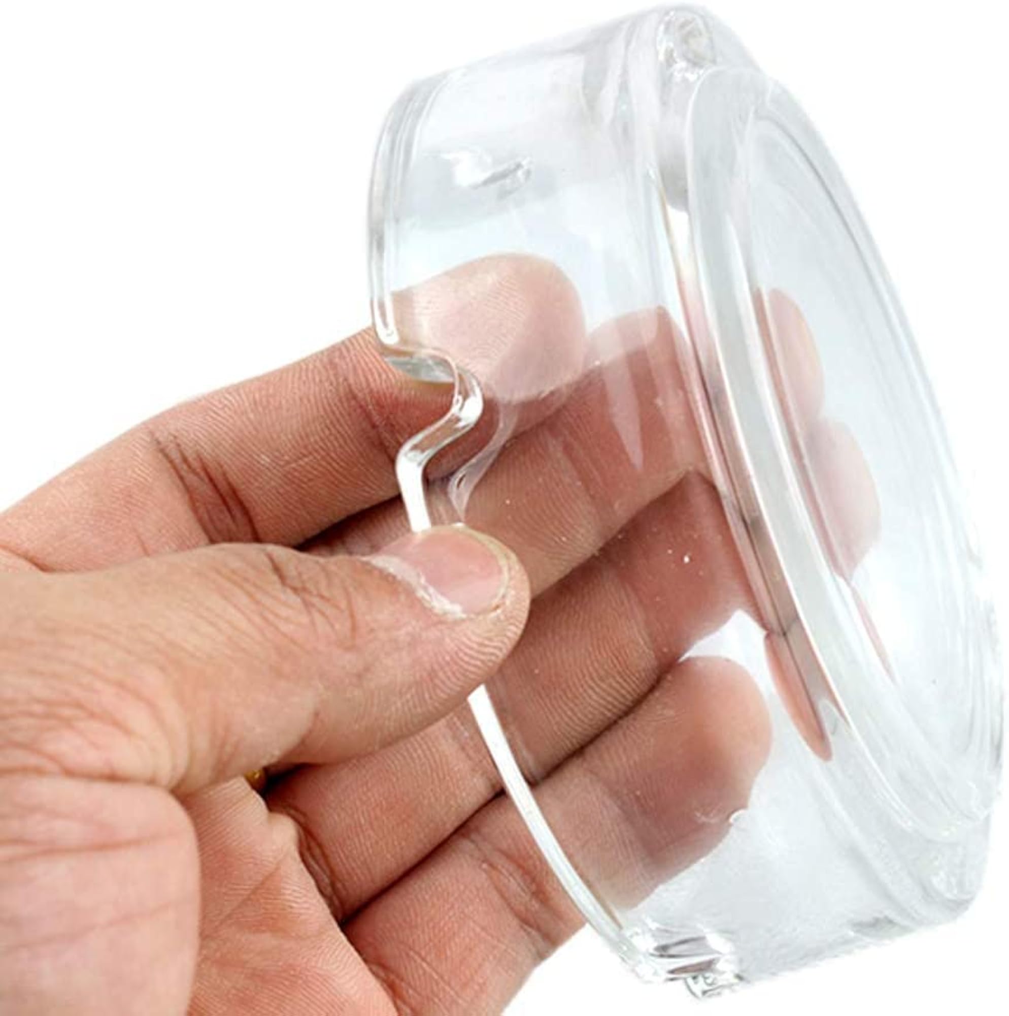 Round Glass Cigarette Tray Crystal Quality Ashtray