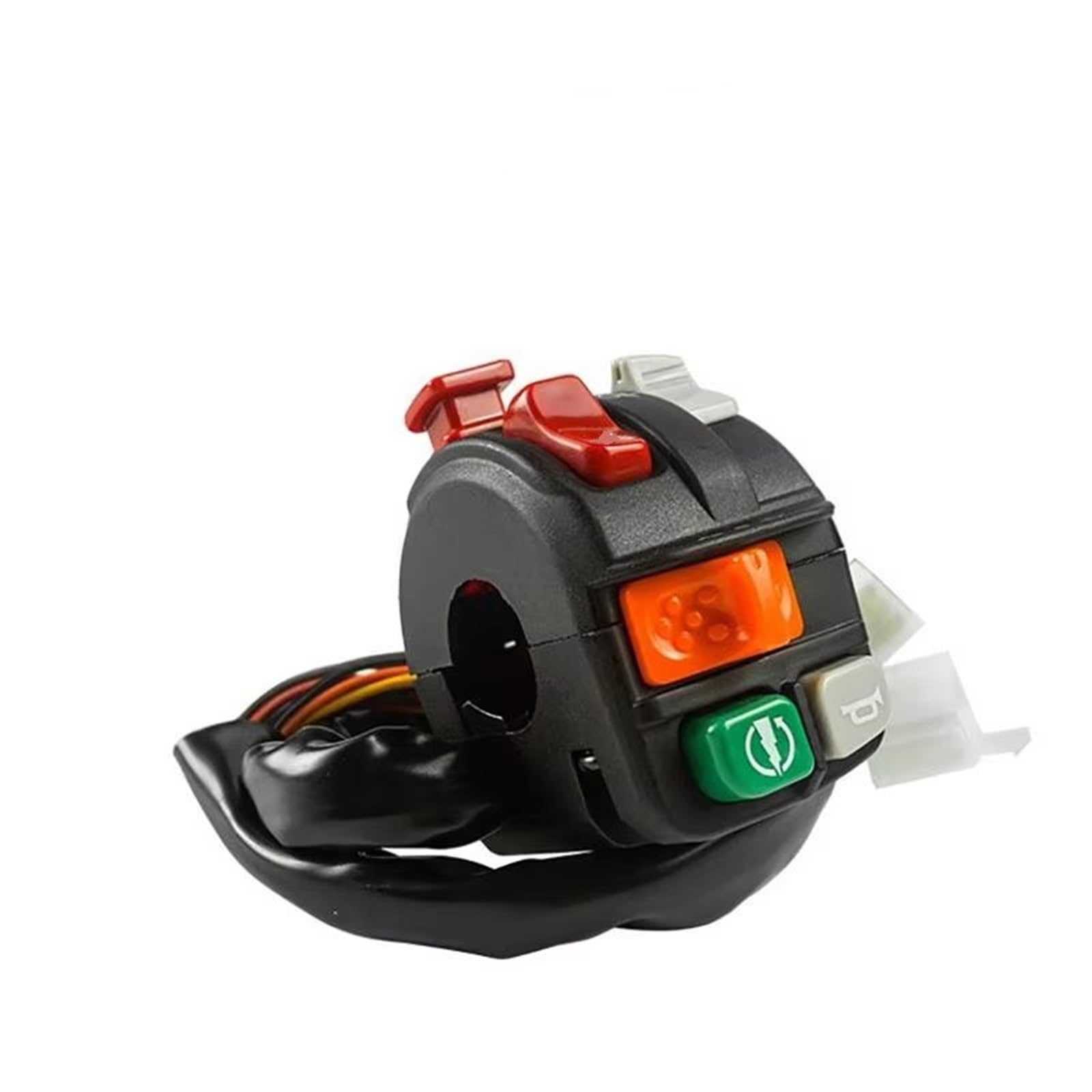 Interrupteur de commande guidon moto multifonction avec bouton warning - 7