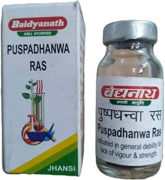 Baidyanath Pushpadhanwa Ras tablet (5g) PACK OF 2