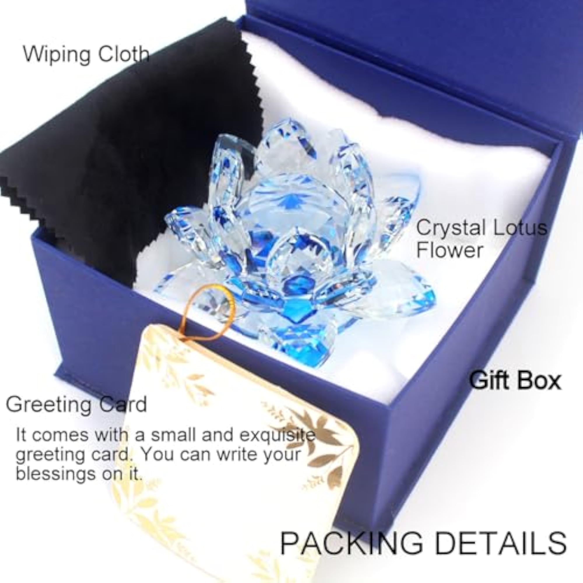 Crystal Lotus Flower Sun Catcher Ornament
