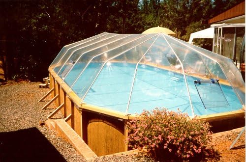 18' X 38' Oval Above Ground Swimming Pool Solar Sun Dome Cover Heater Sundome 28 Panels