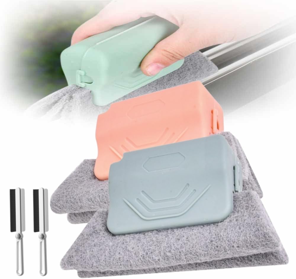 Amazon.com: Window Groove Cleaning Brush,2024 New Hand-held Magic ...