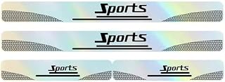 clould fitness 4 Pcs Car Door Sill Protectors Strips for Jeep Wrangler Unlimited 4XE 2021-2024 2025, PVC Anti-Scratch Door Threshold Strips Stickers Car Door Edge Guards,A