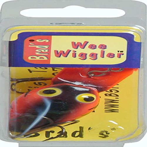 Brad's Killer Fishing Gear Wee Wiggler Red and Black Fishing