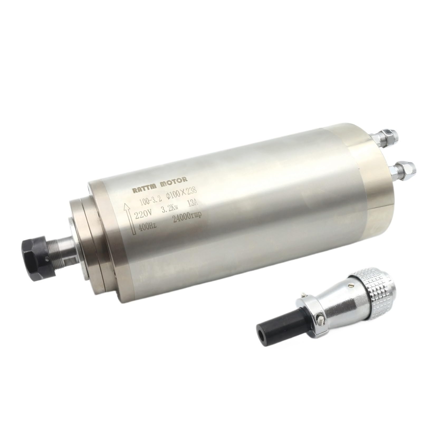 Muytqaerg Just Spindle 【Waterproof】 3Kw Er20 13A Cnc Water Cooled Spindle Motor For Woodworking Router Engraving Milling Machine 220V 380V(,380V)