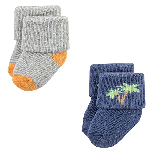 Image of Hudson Baby Baby 8-pack Cotton Rich Newborn and Terry Socks
