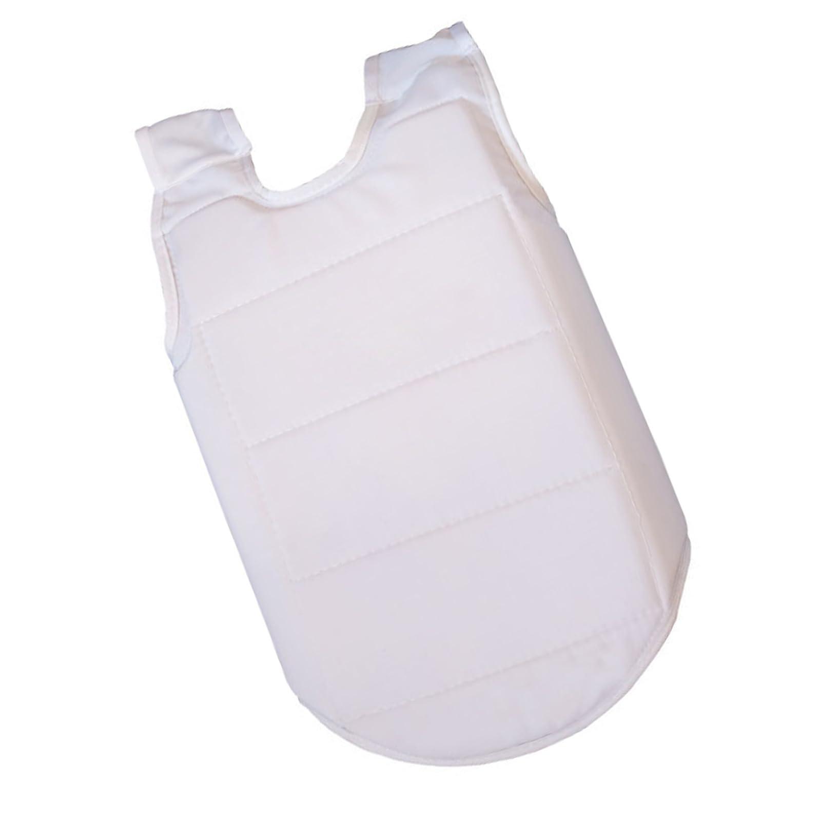 Zwwaazhf White Chest Guard Body Protector Karate Chest Protector Kickboxing Upper Body Belly Rib Pad For Kid Taekwondo Polyester Guard