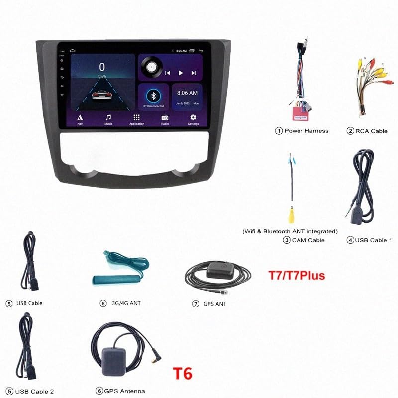 Carplay para Renault Kadjar: viaja con mapas inalámbricos en tu pantalla táctil 7