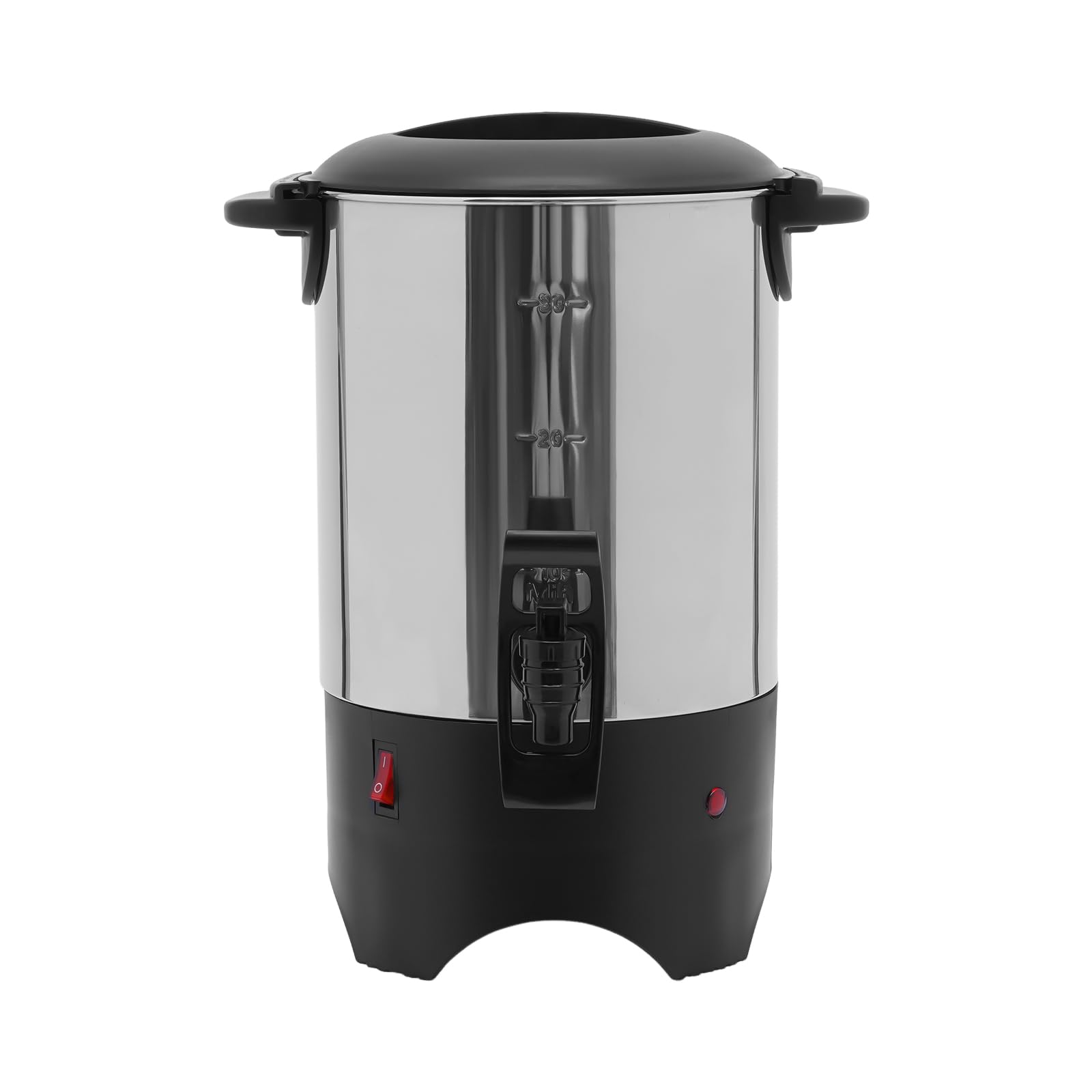 Coffee Urn, 5.2L Comerical Coffee Maker Urn 30 Cup Stainless Steel Electric Coffee Urns & Hot Beverage Dispenser with Dripless Faucet for Party