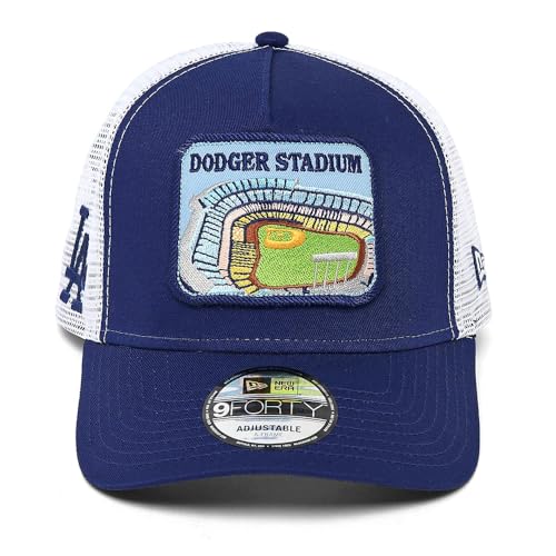 Gorra Trucker New Era LA Dodgers Azul Blanco Ajustable miniatura 2