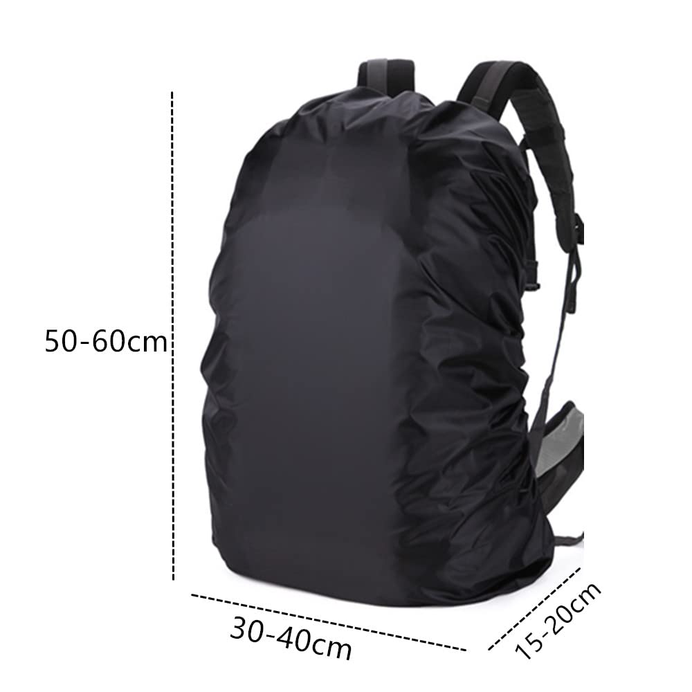 Wanfoou 2 Pack Waterproof Rain Cover for Backpack