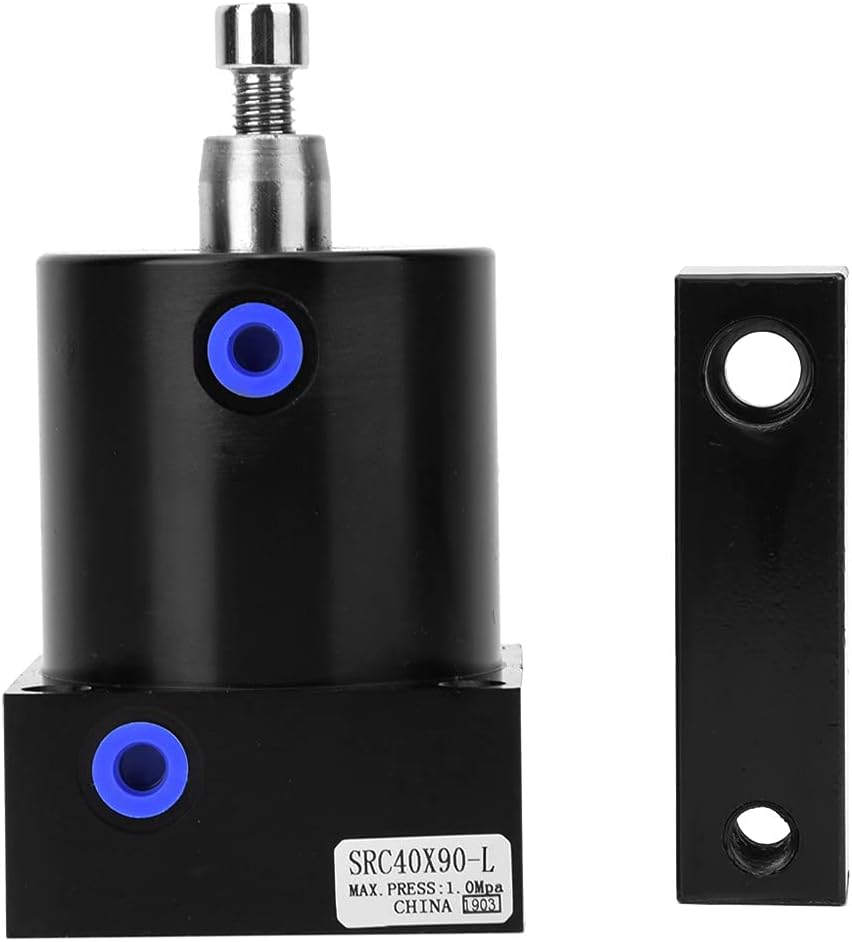 SRC40 Pneumatic Swing Clamp Cylinder 90 Degree Swivel Angle Pneumatic Rotary Clamping Cylinder with Arm Lever(SRC40X90L)