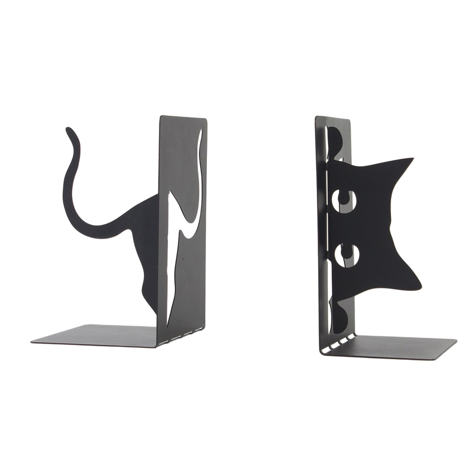 Book Holders Table Picture Album Holders for Displaying Books Hollow Book Stand, Elegant Design Bookends Bookshelfs Desktop Bookends