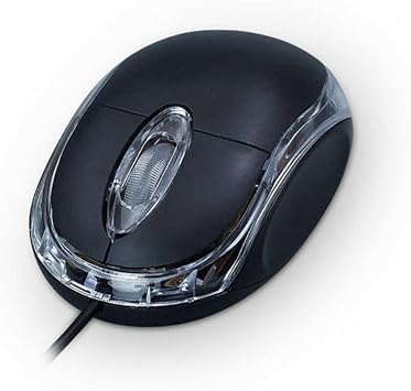 1pcs USB Wired Office Mouse, Mute Wired Click Mouse, Wired Office Mouse, Notebook Mouse, Optical Office Mouse, Optical USB Wired Mouse, Black WATIIFUFU