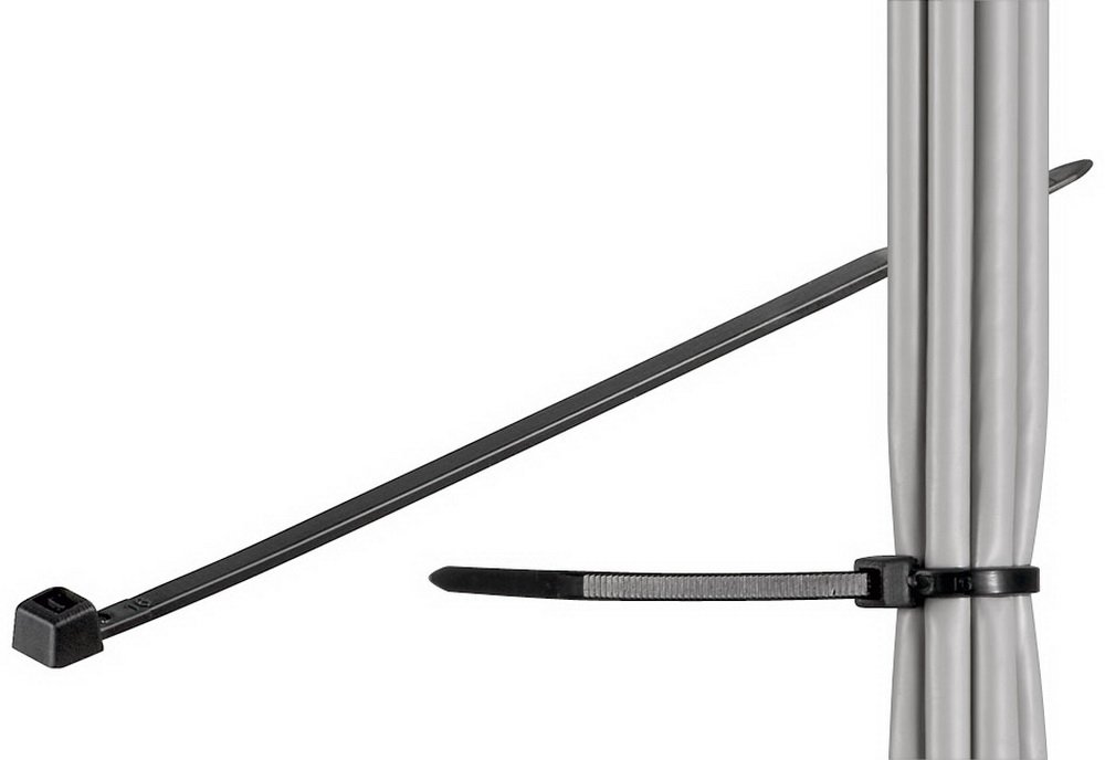 Goobay 17073 Cable tie; weather resistant nylon black - 280 mm; 4.5 mm