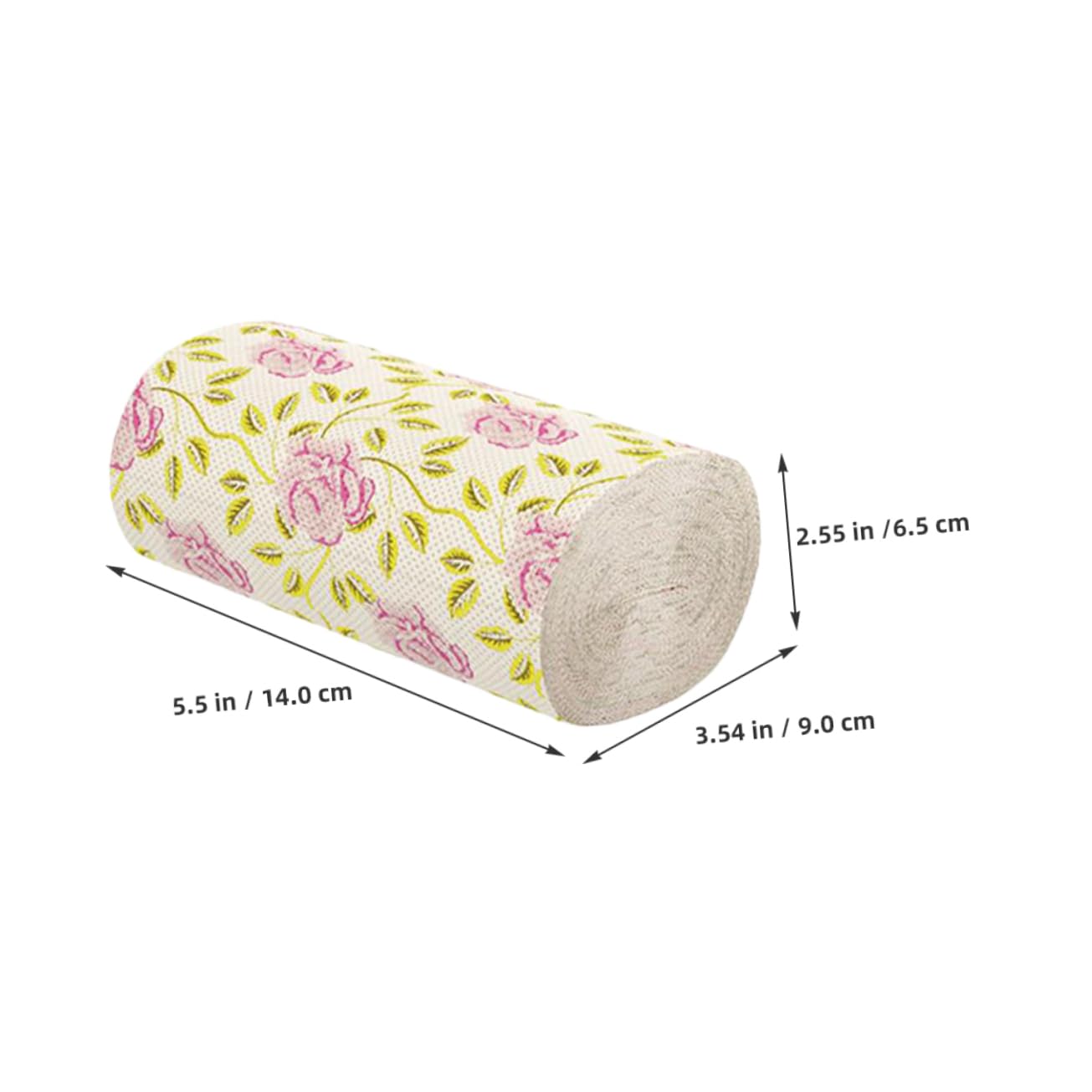 KOMBIUDA Carta Igienica in Pasta di Bamboo con Decorazioni a Rosa, 10 Pezzi senza Nucleo, Multipurpose e Pratica per Uso Domestico e Ufficio