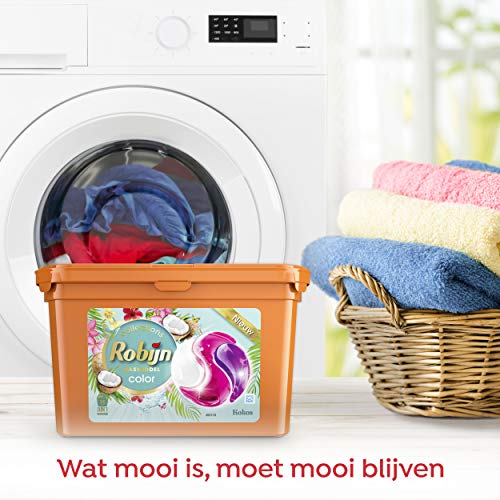 Robijn Kokos Sensation Wasmiddel 3 in 1 Wascapsules Collection - 4 x 15 wasbeurten - Voordeelverpakking - Image 4