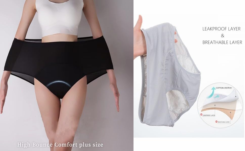 Panties for Women Over 60 70 Leak proof Ladies Underwear Washable - Image 2