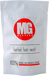 Generic Pub Herbal Organic Hair Wash Powder, 200g, 7.05 Ounce (Pack of 1)