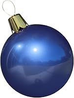 Vista 75 de Adornos inflables de Navidad – Bolas de Navidad de gran tamaño de 8", 17", 27" para patio exterior, césped, árbol - Decoración navideña para Rosa