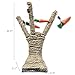 Hamiledyi Pet Rabbit Toy Tree Bunny Fun Chew Toy Rattan Grass Scratcher Climbing Tree Play Carrot Toy for Small Animal