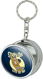 Where Are You Scooby-Doo Portable Travel Size Pocket Purse Ashtray Keychain with Cigarette Holder