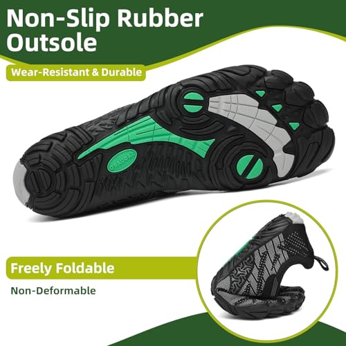 Image of SAGUARO Womens Mens Barefoot Shoes Minimalist Trail Runner Wide Toe Box Zero Drop Outdoor Cross Training Shoe