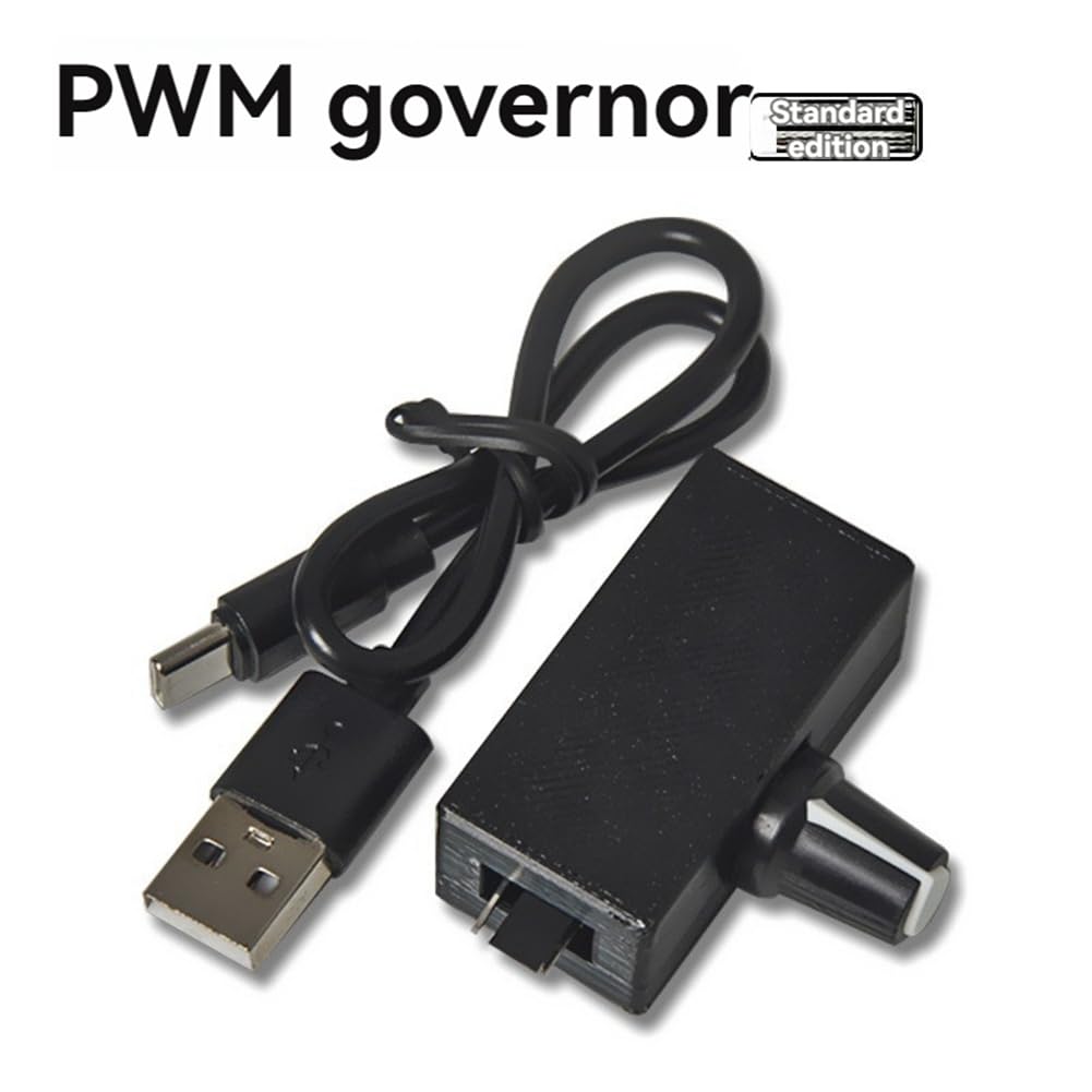 Regolatore di velocità PWM, regolatore di velocità ventola a 4, alimentazione USB di tipo C, raffreddamento ad acqua fai da te, raffreddamento per ventole/pompa a 4 fili 12 V