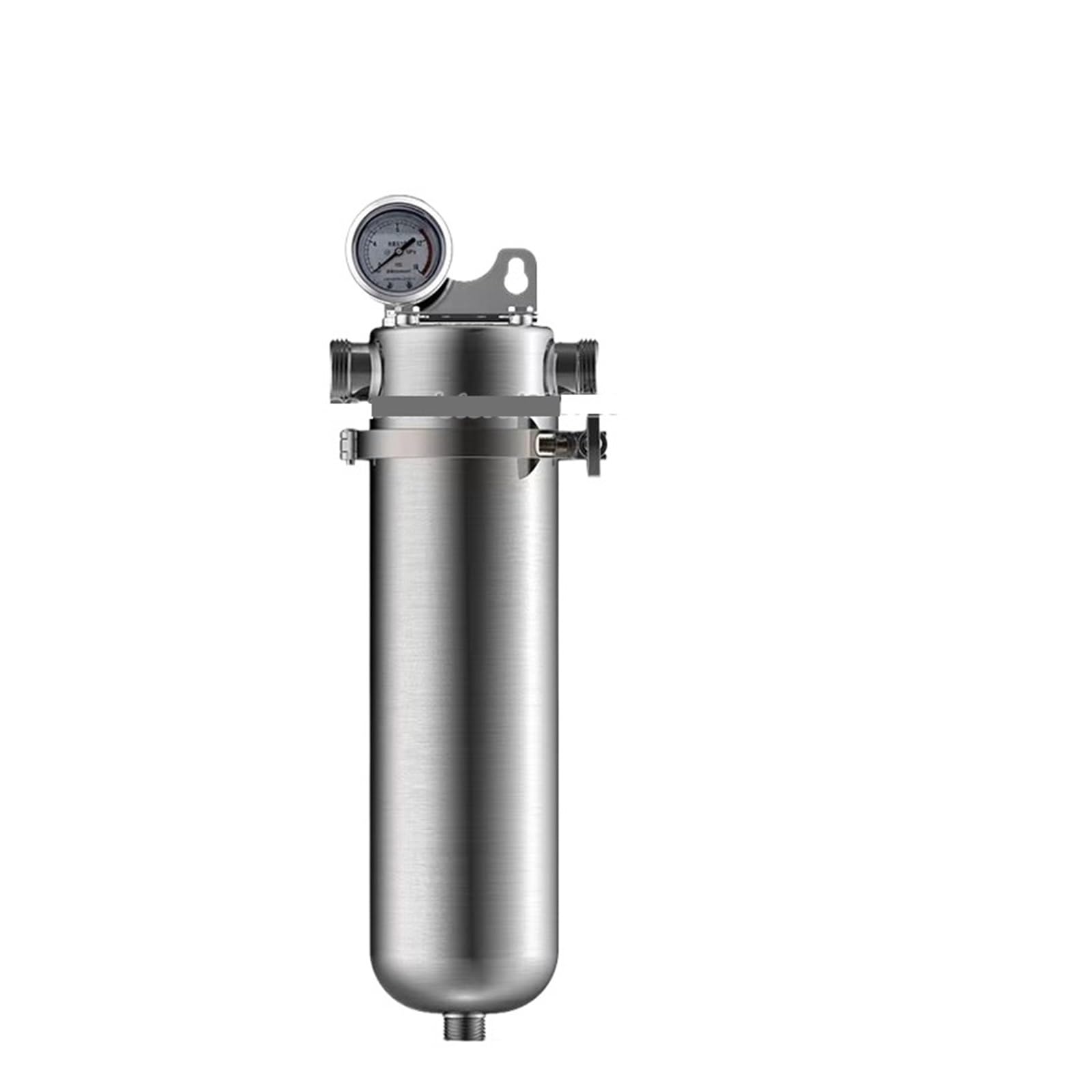 8000 L System filtracji wody pod zlewem ze stali nierdzewnej, monitorowanie ciśnienia wody. Ciepła lub zimna woda(Half inch and 1 inch)
