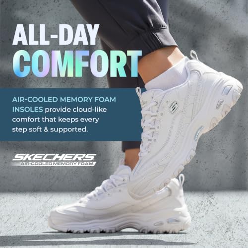 Image of Skechers Sport Women's D'Lites Fresh Start Memory Foam Lace-up Sneaker Fashion