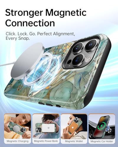 Coque iPhone 16 Pro Max vitrail dragon fine et compatible MagSafe - 3