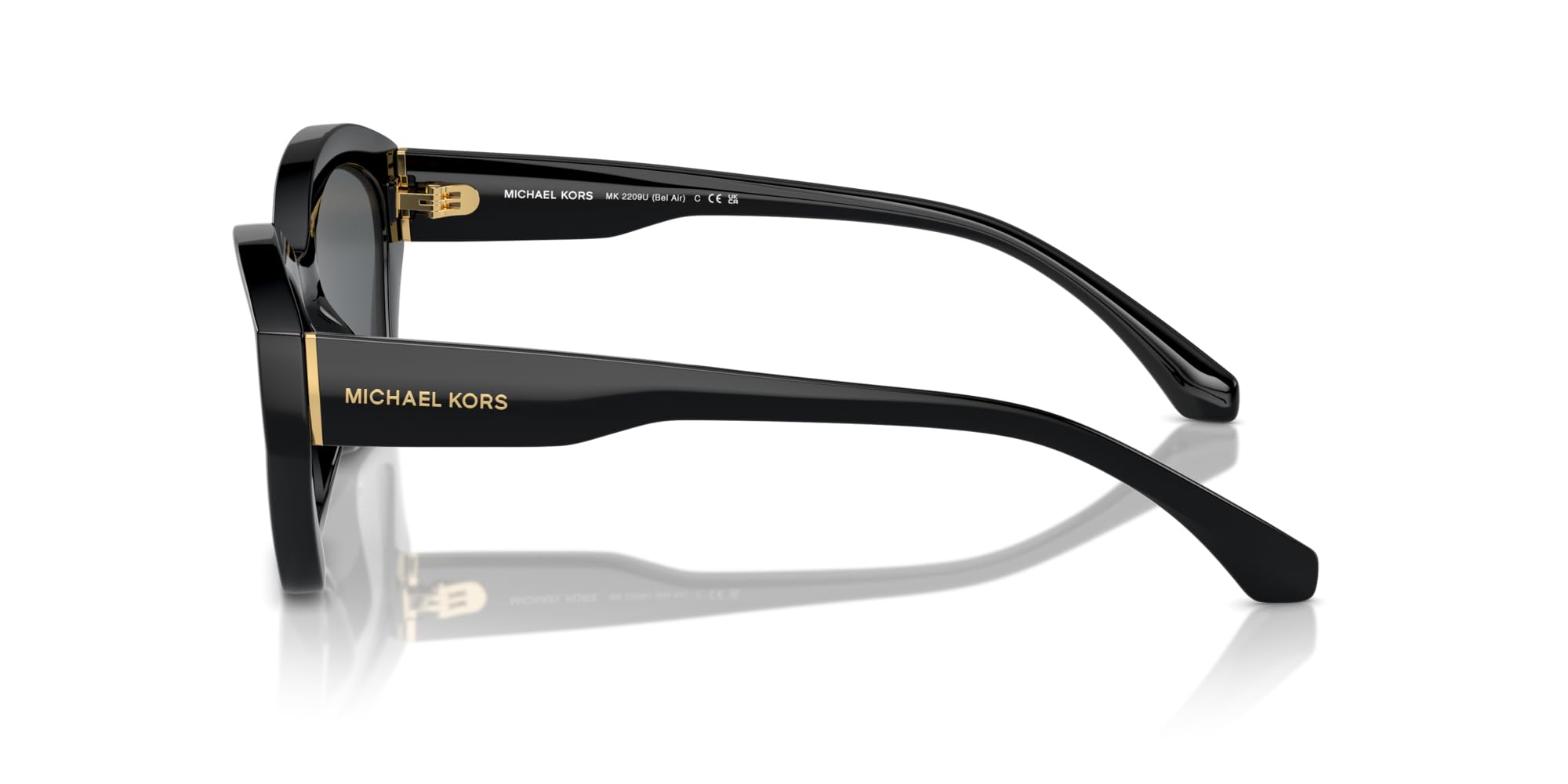Michael Kors Mk2209u Bel Air - Gafas de sol de mariposa de ajuste universal para mujer