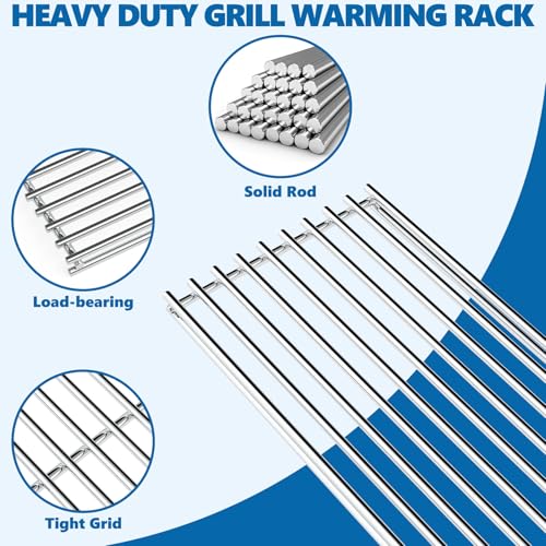 Image of Warming Rack for Blaze 32 Inch 4 Burner Gas Grills, Grill Top Rack Warm Grate Shelf Accessory for BLZ-4 BLZ-4LTE2 BLZ-4LTE2-NG BLZ-4LTE2-LP, Blaze Premium BLZ-4LTE3-NG BLZ-4LTE3-LP, BLZ-32-033