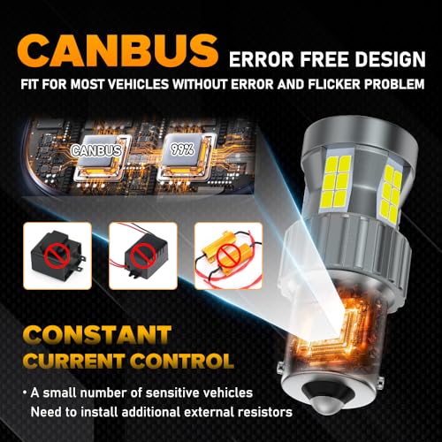 Bombilla LED P21W 1156 Canbus sin error para solucionar fallos de luz 2