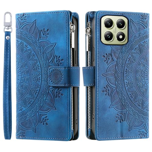 Coque Xiaomi 14T housse protection silicone UK DKTTQB bleu