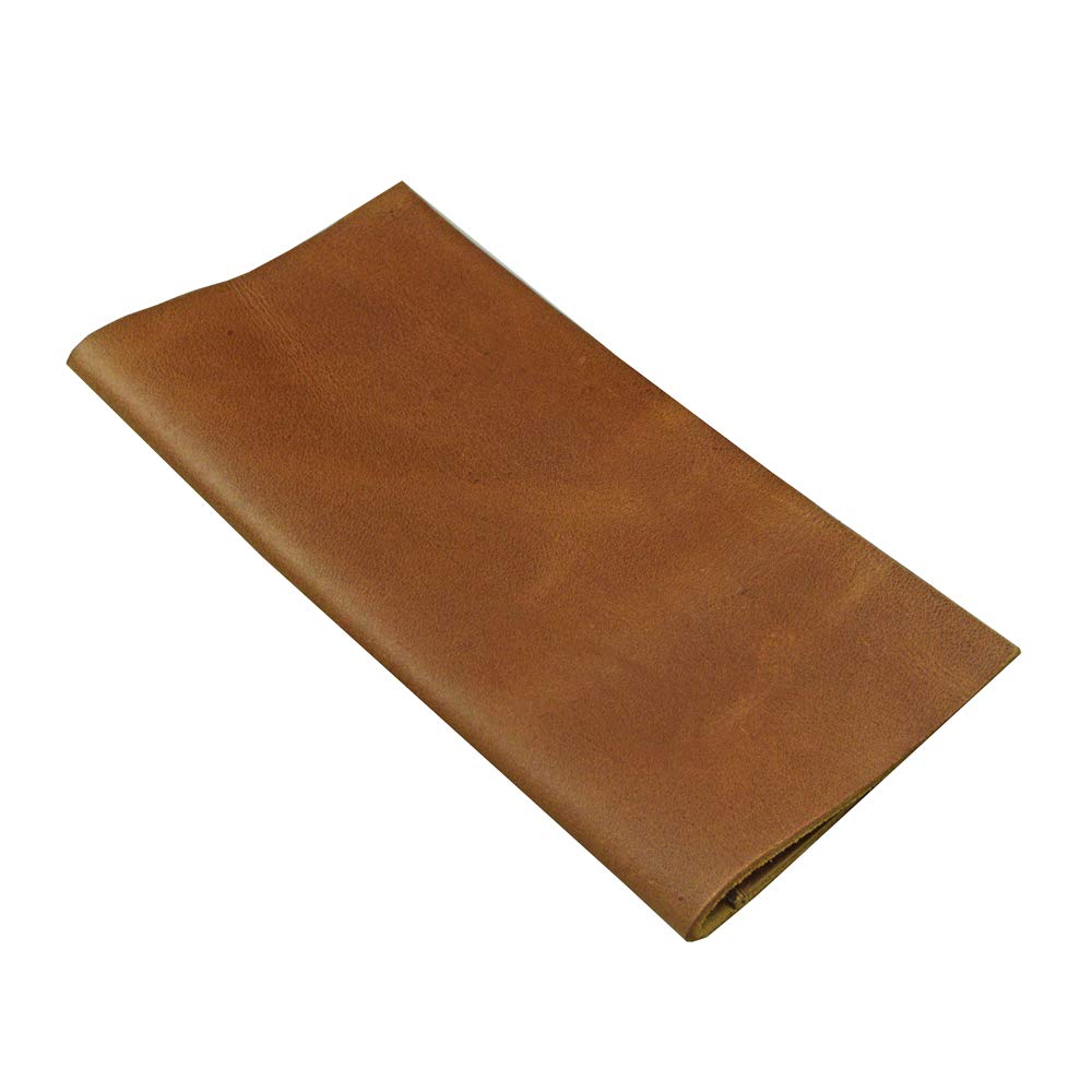 Hide & Drink, presentador de cuadros de cuero plegable para restaurante y cafetería, accesorios de camarero y camarera, hecho a mano. Incluye 101 años de garantía: una sola malta caoba