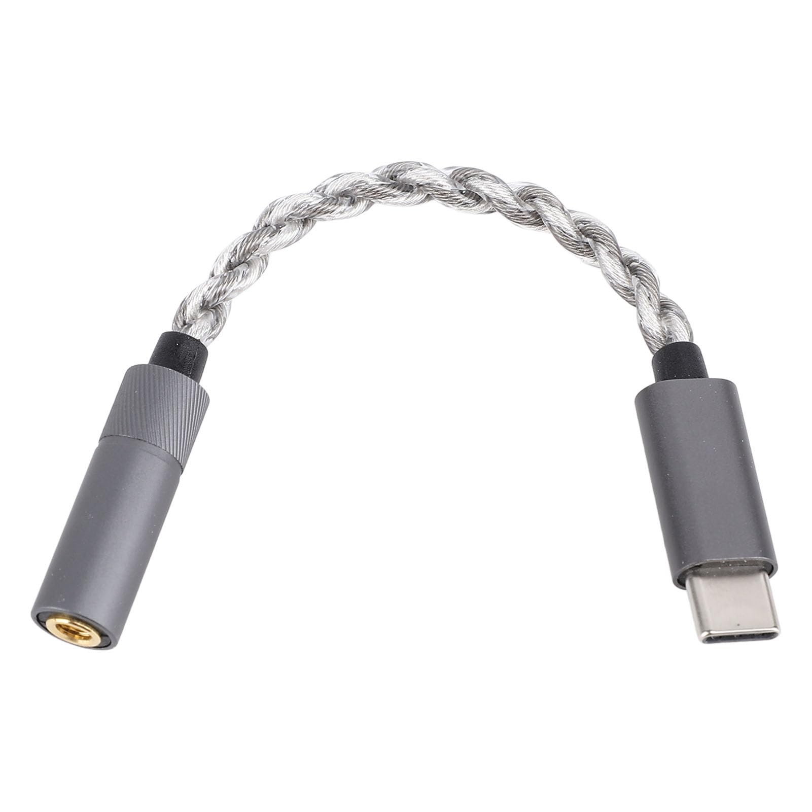 VBESTLIFE Adattatore Audio Bilanciato USB da Tipo C a 4,4 Mm, CX31993 Jack per Cuffie HiFi da USB C Maschio a Femmina da 4,4 Mm, per Telefoni Portatili e Dispositivi di Tipo C
