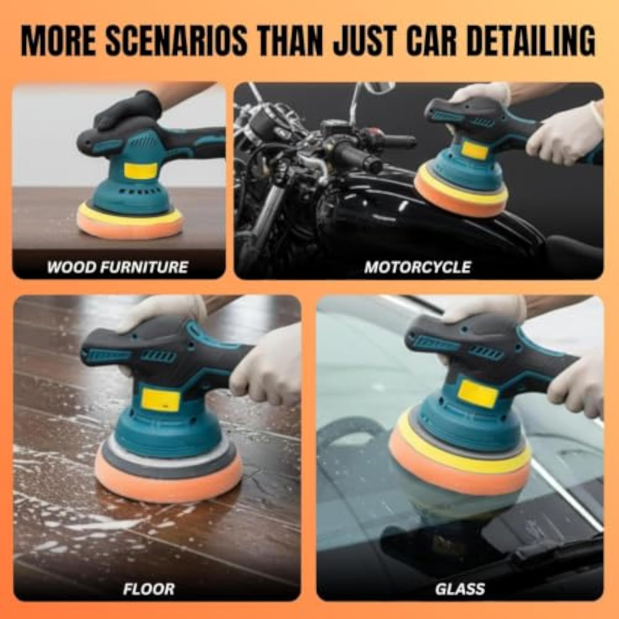 Professional Cordless Polishing Machine for Car and Wood