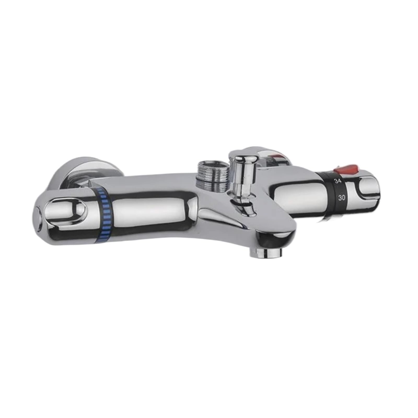 Thermostatic Shower Mixer Bathroom Shower Faucets Bathtub Faucet Thermostatic Bath Mixer Wall Mounted Rainfall Tap(Up)