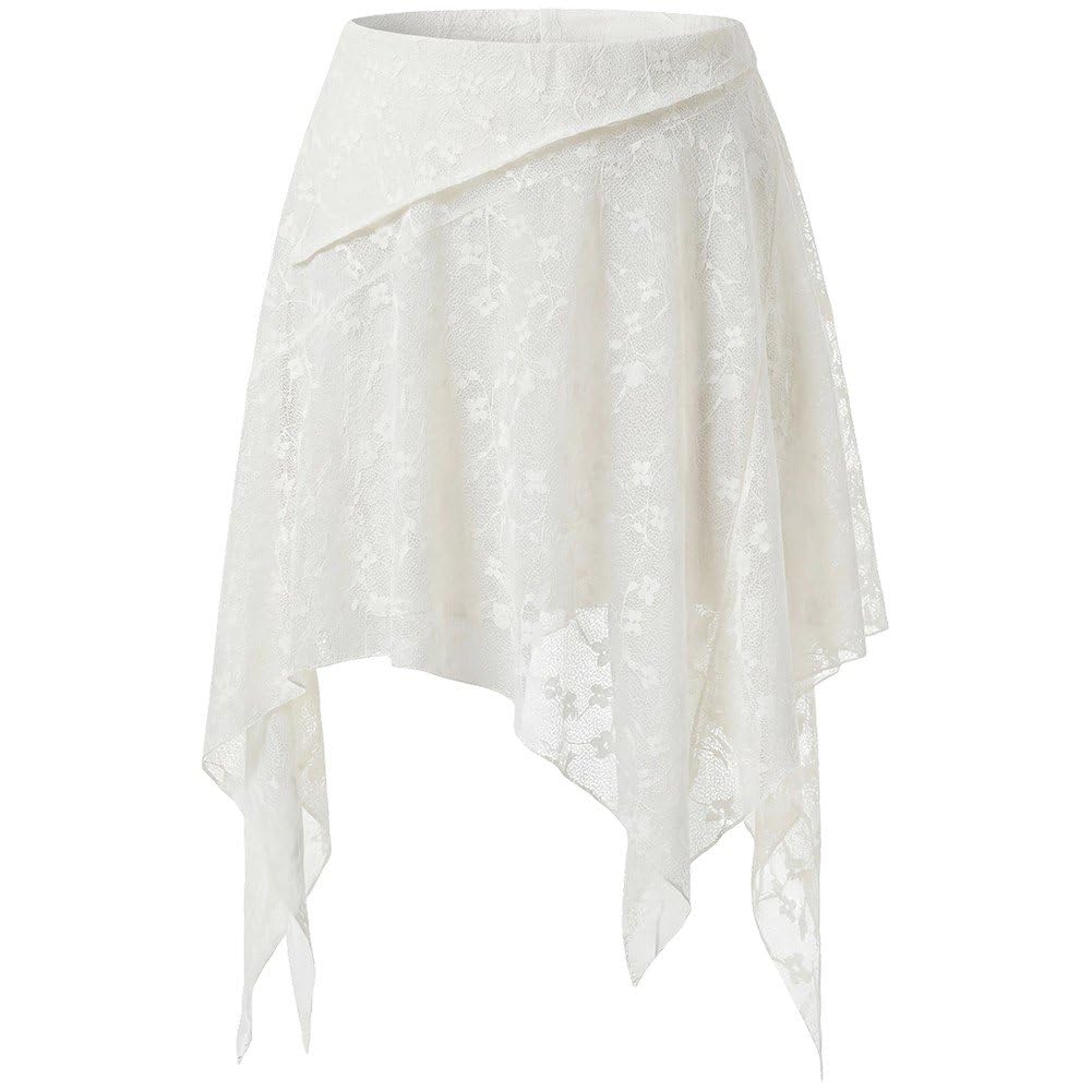 Jupe romantique pour soirée habillée et tenue de spectacle en dentelle