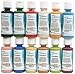 Duncan CNKIT-1 Concepts Underglaze Paint Set, 12 Best Selling Colors in 2 Ounce Bottles with Free How to Paint Ceramics Book